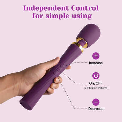 Kinsa Couples Cordless Wand Intimate Massager