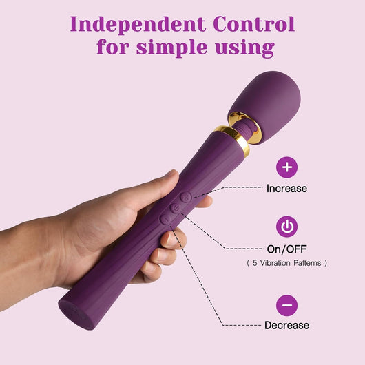 Kinsa Couples Cordless Wand Intimate Massager
