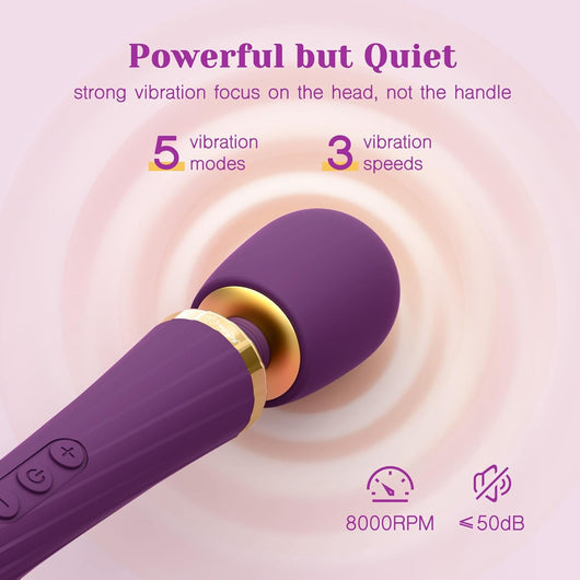 Kinsa Couples Cordless Wand Intimate Massager