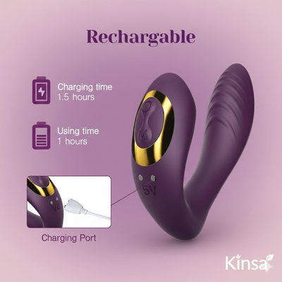 Kinsa Flexible Wearable Panty Vibration Toy